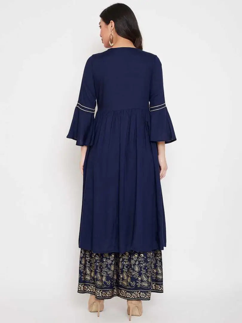 Women Kurta and Sharara Set