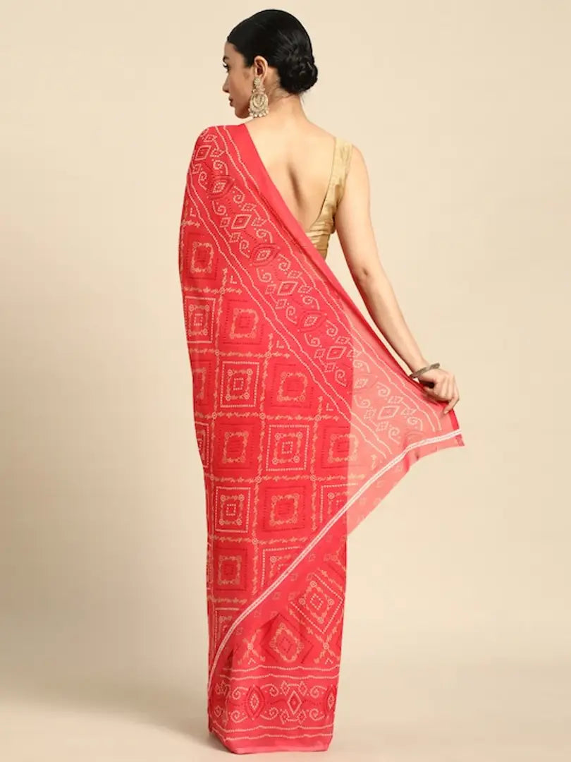 printed saree with blouse saree