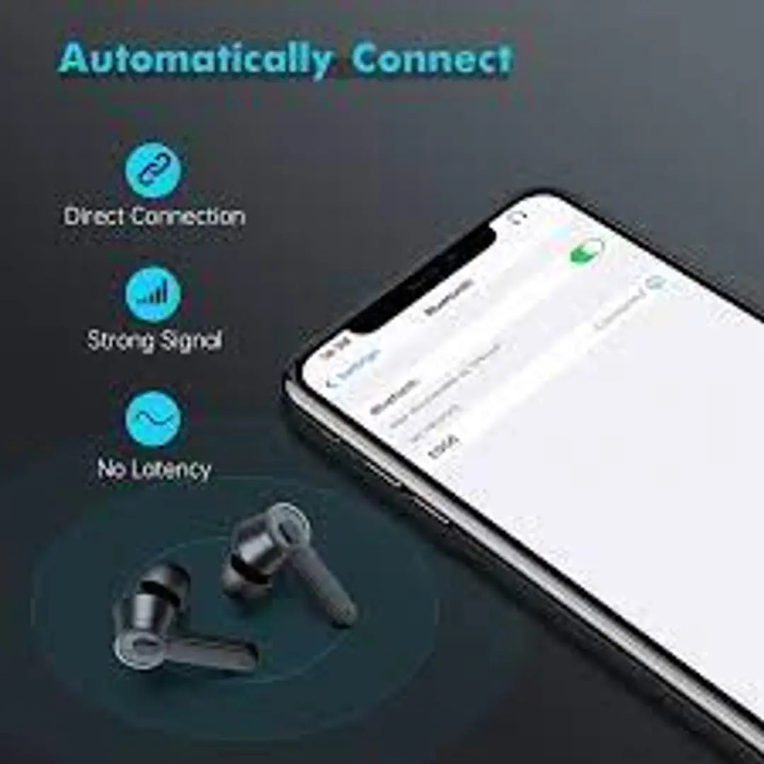 Ak M19 wireless bluetooth and heaphones V5.1 Bluetooth earbuds BLUETOOTH WITH 2200MAH BATTERY CAPACITY UPTO 20 HOURS PLAYTIME