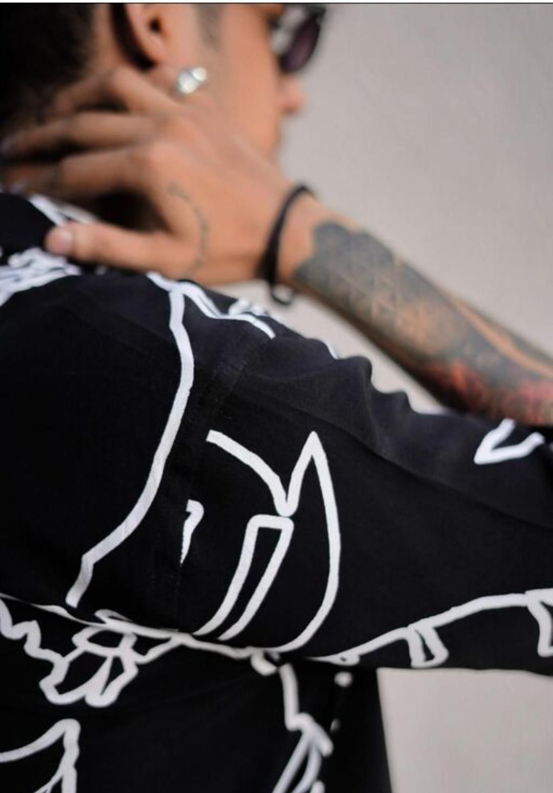 Stylist Men's Cotton Printed Shirt