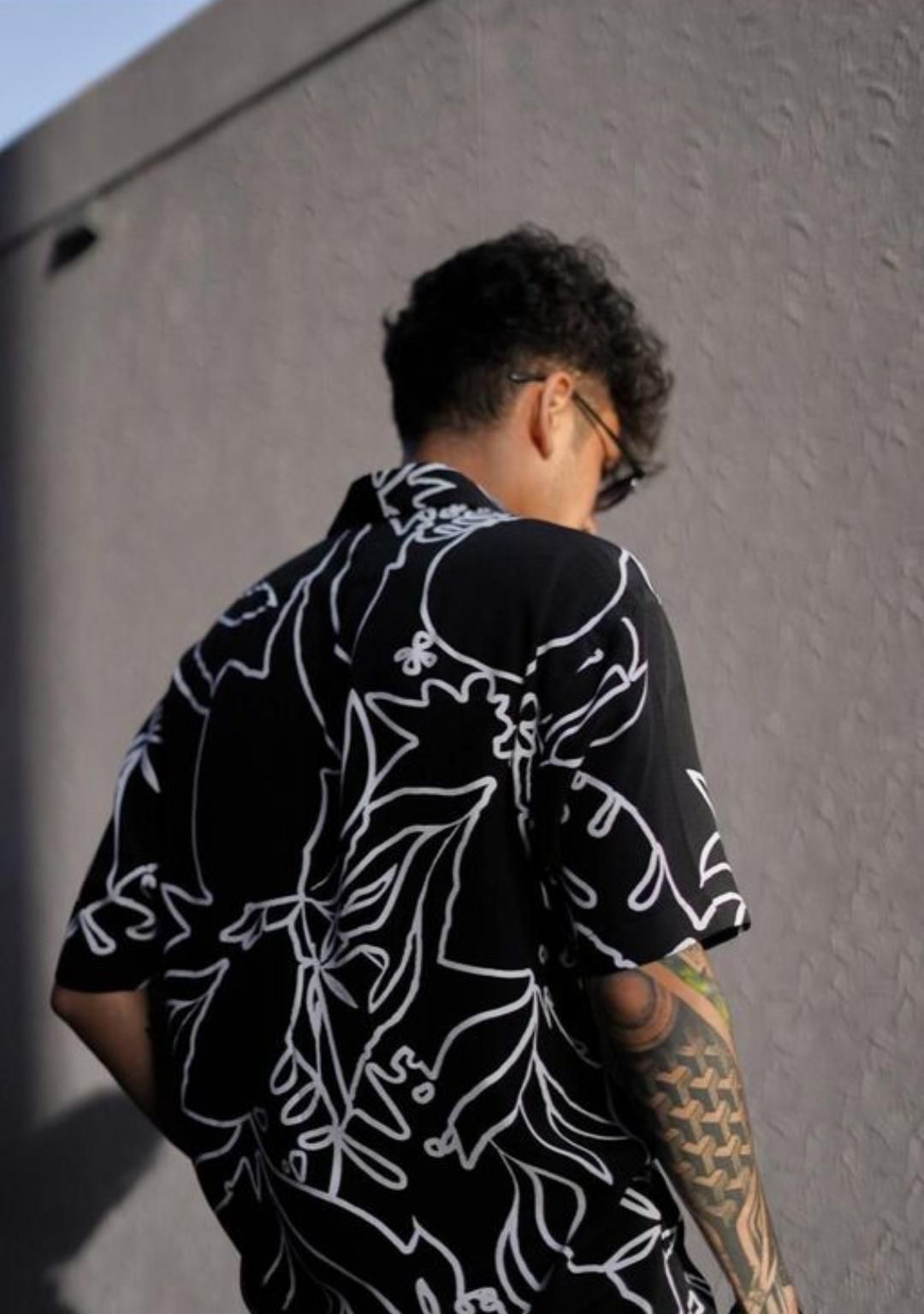 Stylist Men's Cotton Printed Shirt