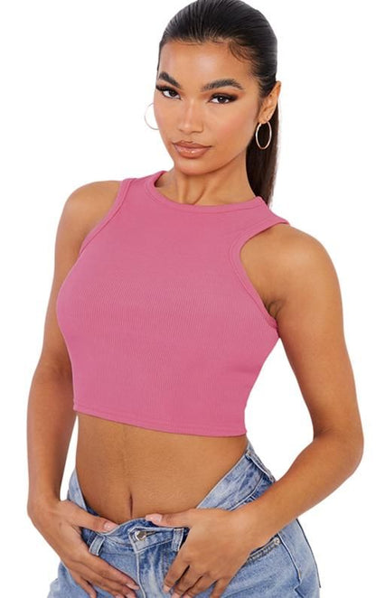 Trendy Solid Polyester Cotton Top