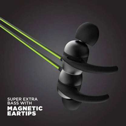 Rockerz 255F Bluetooth Headset (Active Black, Wireless In The Ear)
