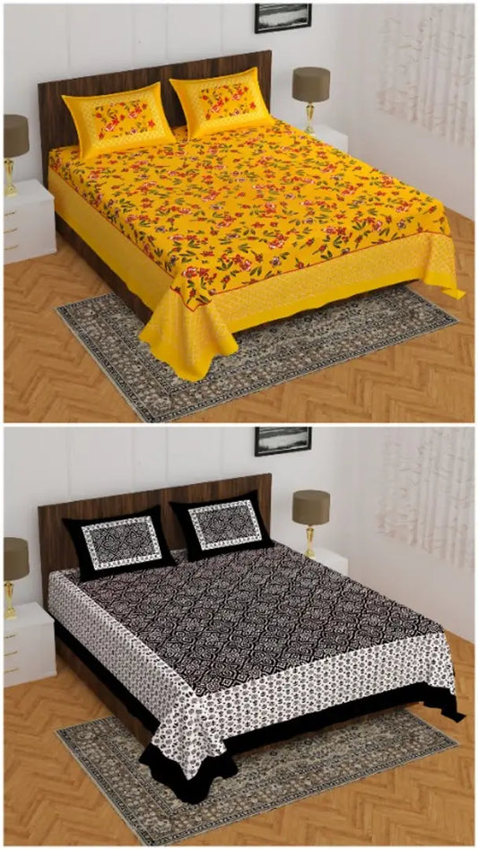 Cotton Double Bedsheet