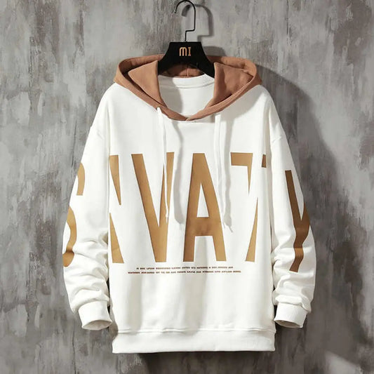 Trendy Fleece Printed Hoodies Sweatshirt For Men