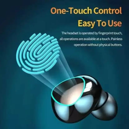 M10 True Wireless Earbuds, Bluetooth 5.1 Earphones Auto Pairing Bluetooth TWS Bluetooth Headset (Black, True Wireless)