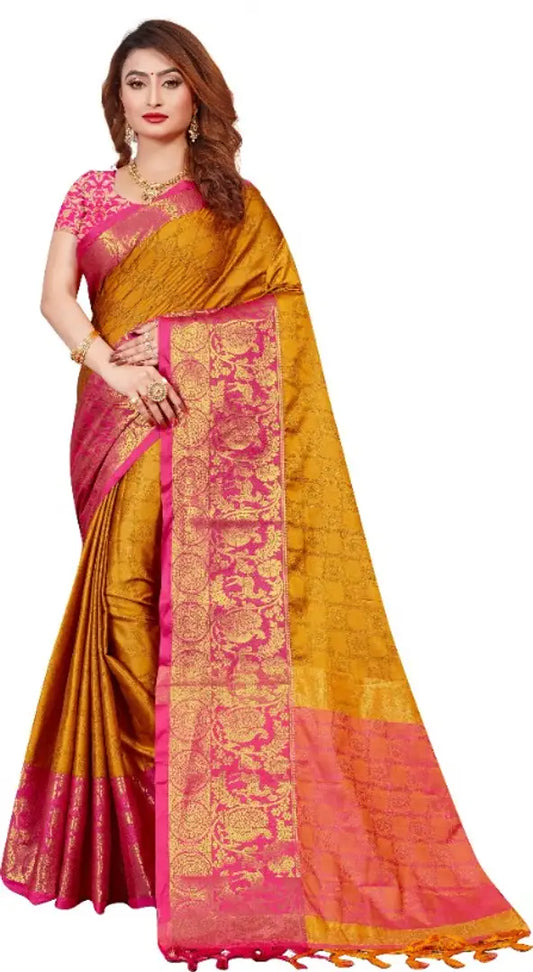 Pure Cotton Silk Saree with Self Look, Cotton Silk Saree