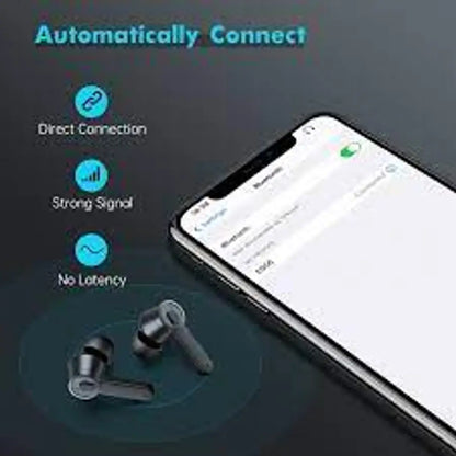 Ak M19 wireless bluetooth and heaphones V5.1 Bluetooth earbuds BLUETOOTH WITH 2200MAH BATTERY CAPACITY UPTO 20 HOURS PLAYTIME