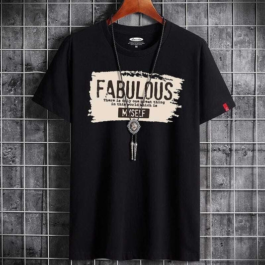 Premium Cotton Half Sleeve Printed Tshirt for Men