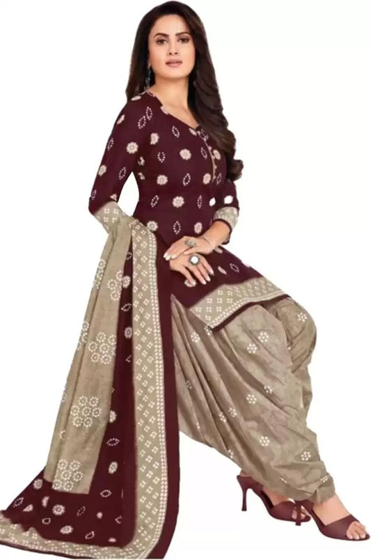 Beautiful Printed Crepe Dress Materials and suit