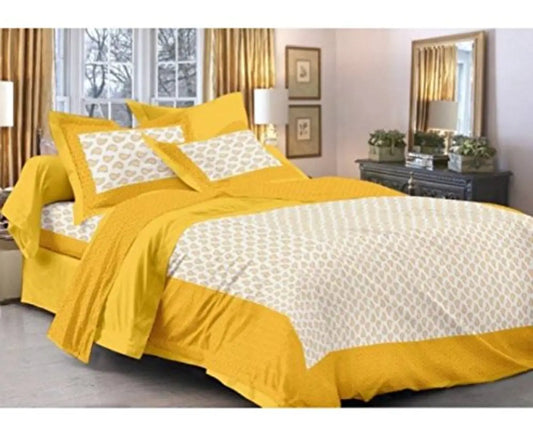 JAIPUR PRINTS Cotton Double Bedsheet -Sanganeri Bedsheet